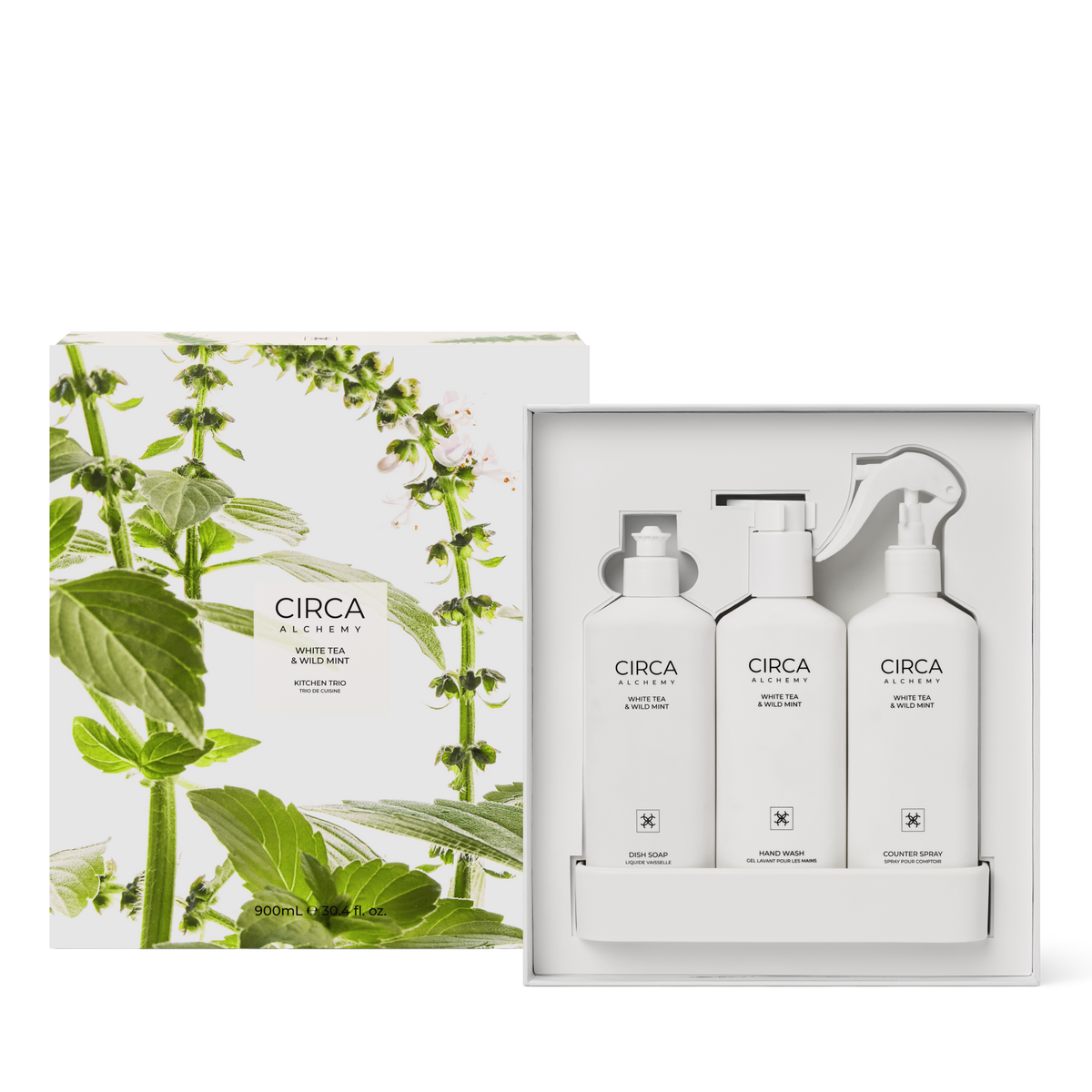 Alchemy™ Kitchen Trio Kit | White Tea & Wild Mint