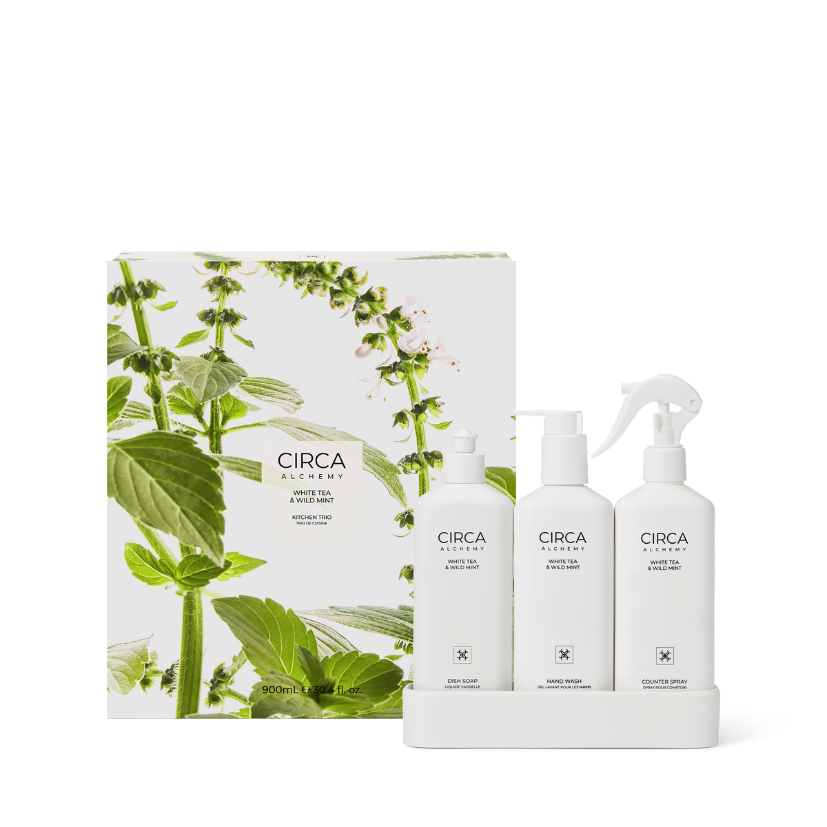 Alchemy™ Kitchen Trio Kit | White Tea & Wild Mint