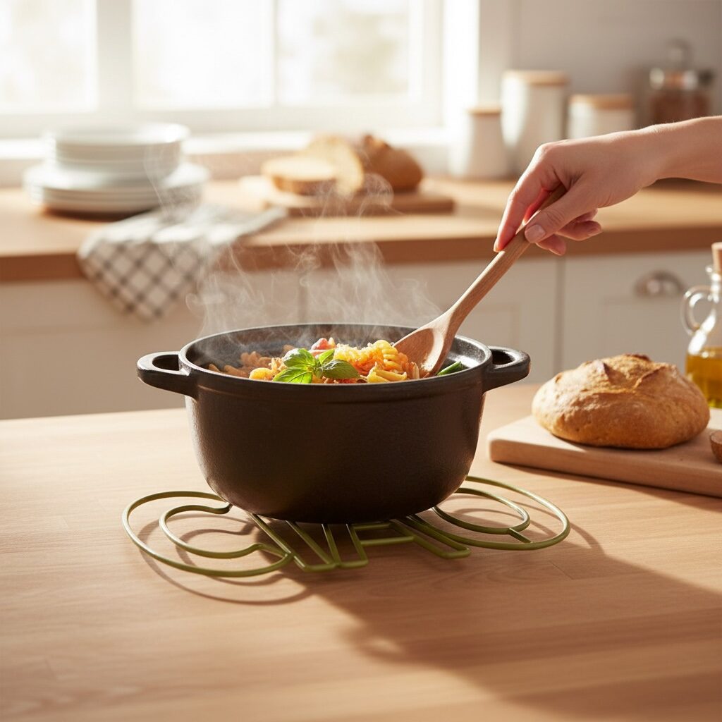 Ciao Metal Trivet | Olive
