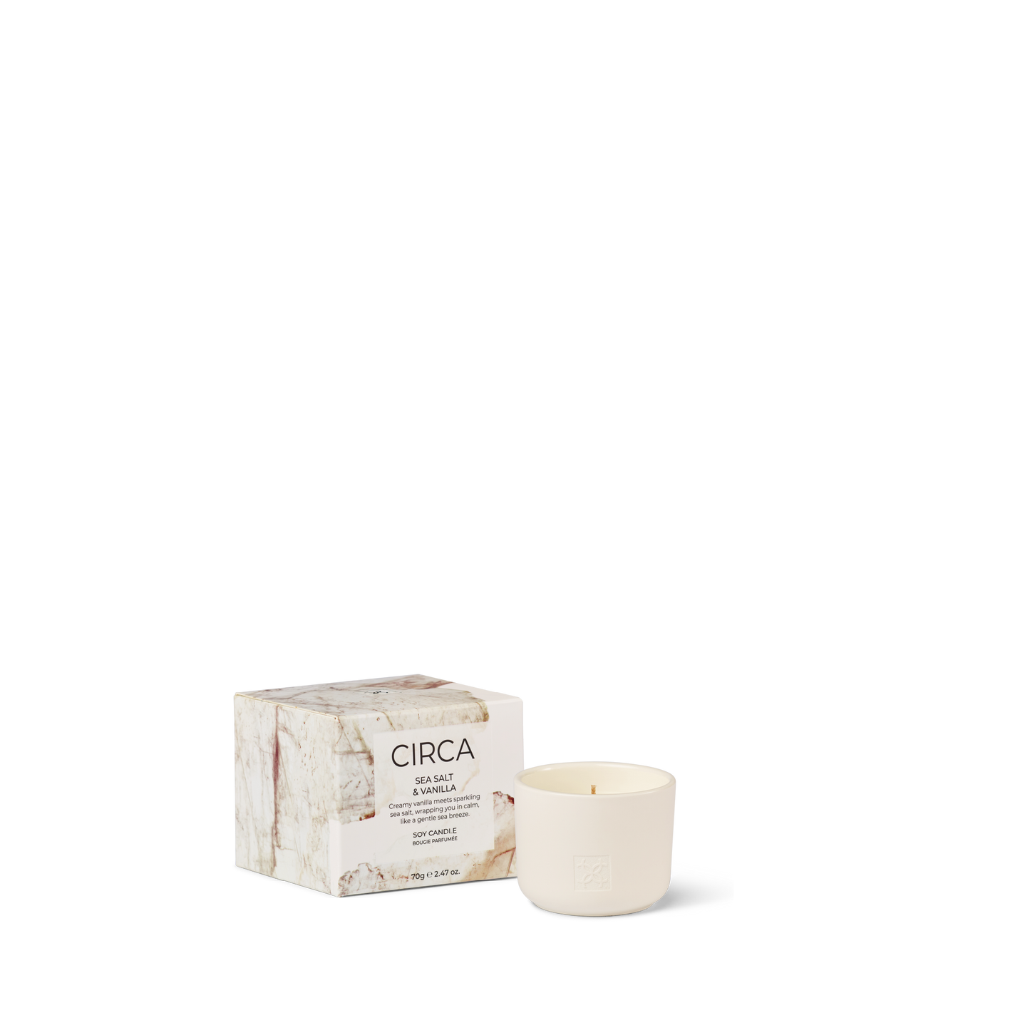 Sea Salt & Vanilla Candle 70g