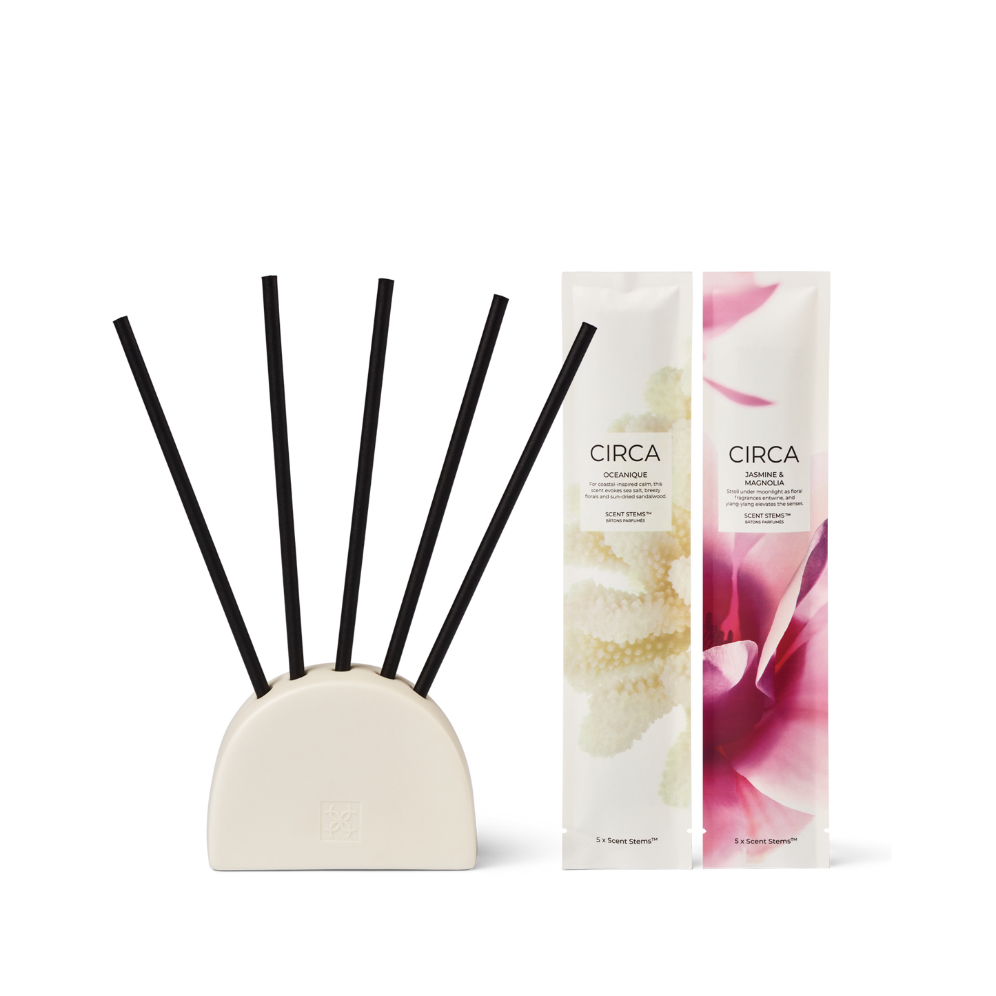 Scent Stems™ Duo - Oceanique | Jasmine & Magnolia