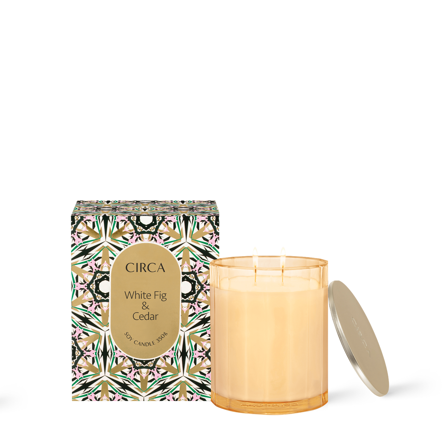 White Fig & Cedar 350g Candle