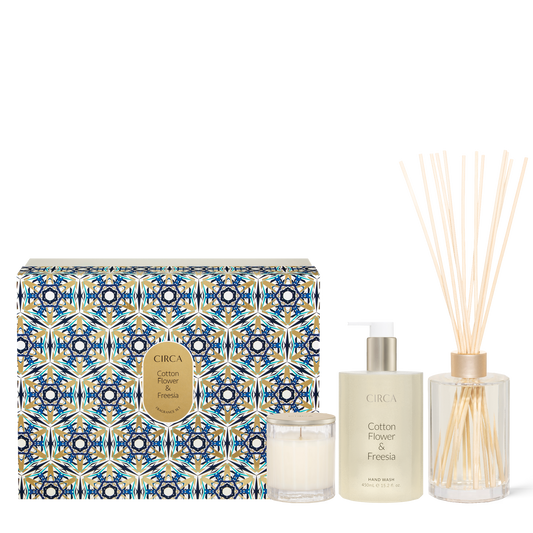 Gift Set | Cotton Flower & Freesia