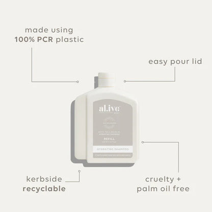 650ml Shampoo Refill - White Tea & Argan Oil