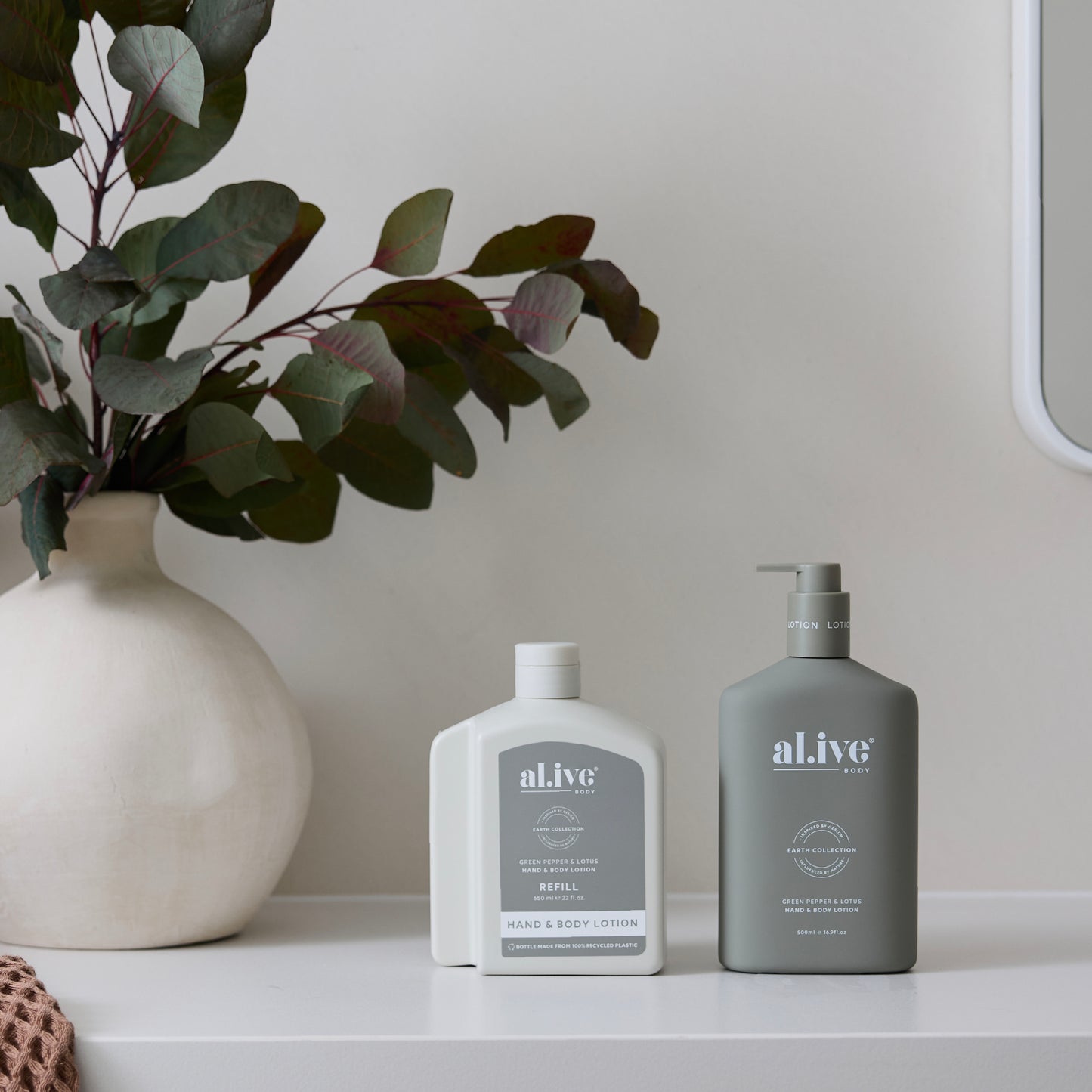 650ml Lotion Refill - Green Pepper & Lotus