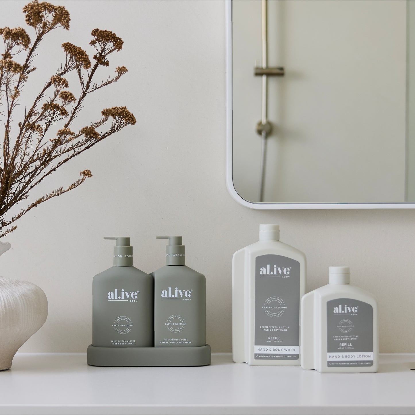 650ml Lotion Refill - Green Pepper & Lotus