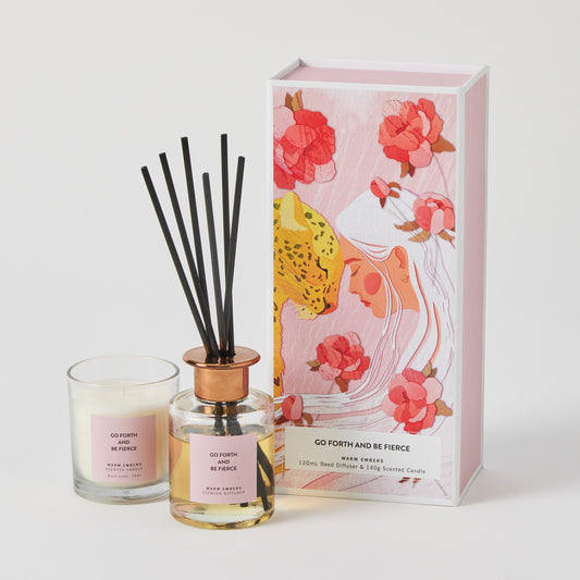 Candle & Diffuser Gift Set | Go Forth and Be Fierce