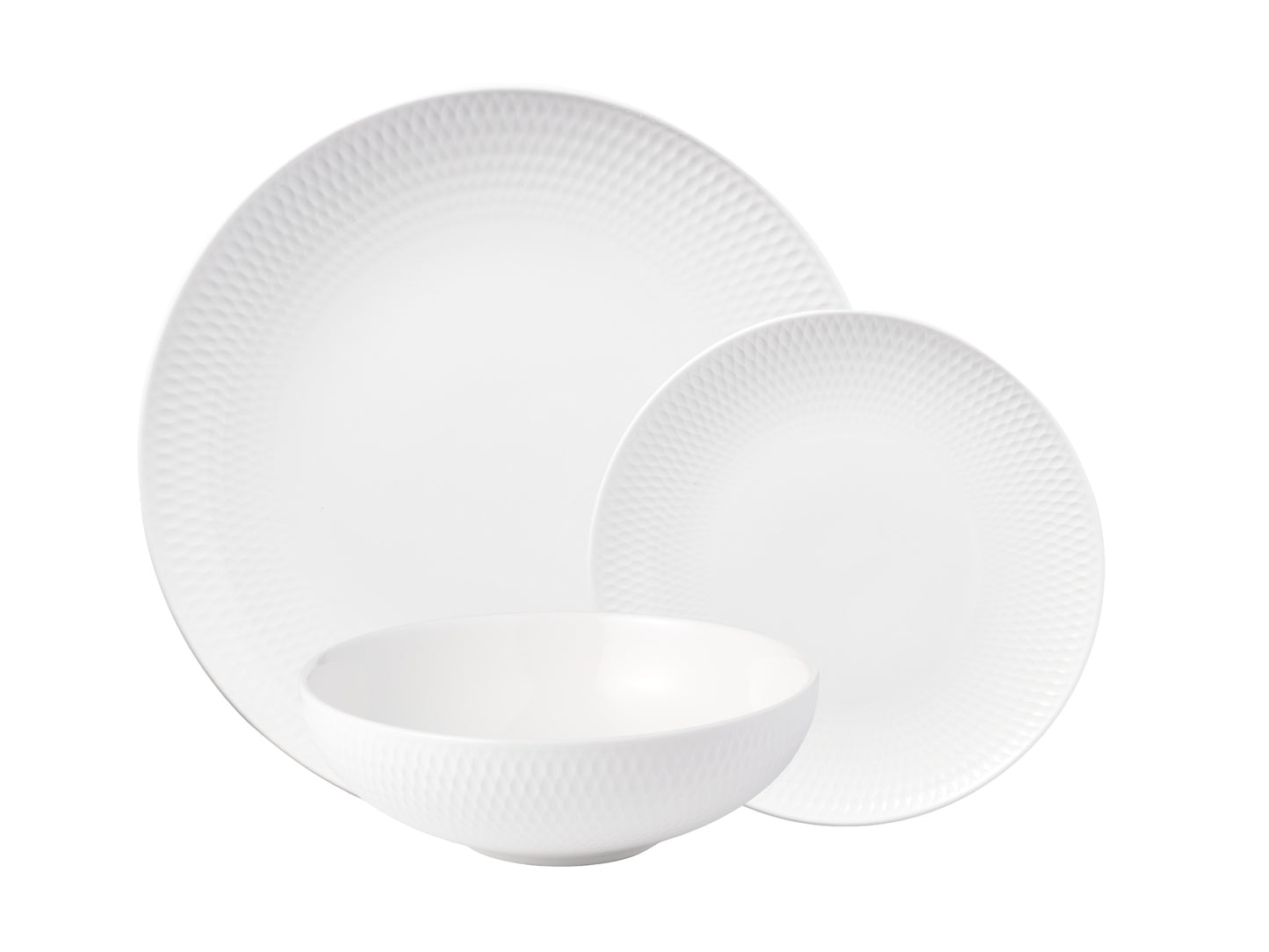 Diamonds Coupe 12pce Dinner Set