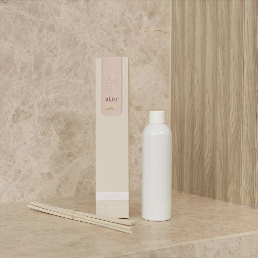Reed Diffuser Refill - Apricot & Sweet Fig