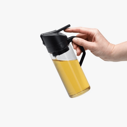 Oileroo | Black + Glass Bottle