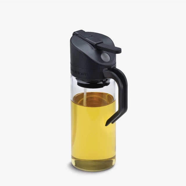 Oileroo | Black + Glass Bottle