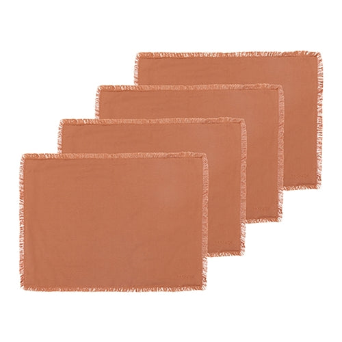 Fray Clay Placemats - Set 4