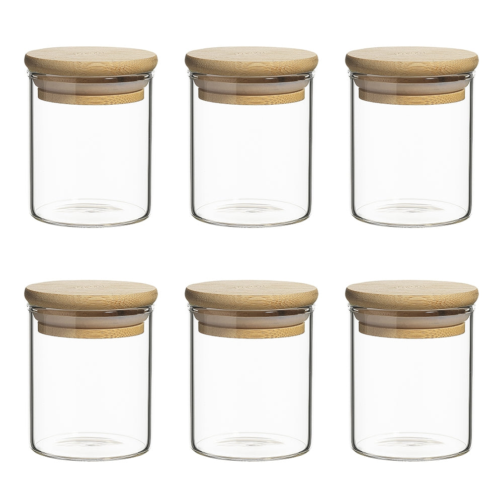 Pantry Round Spice Jar Set 6