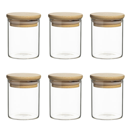 Pantry Round Spice Jar Set 6
