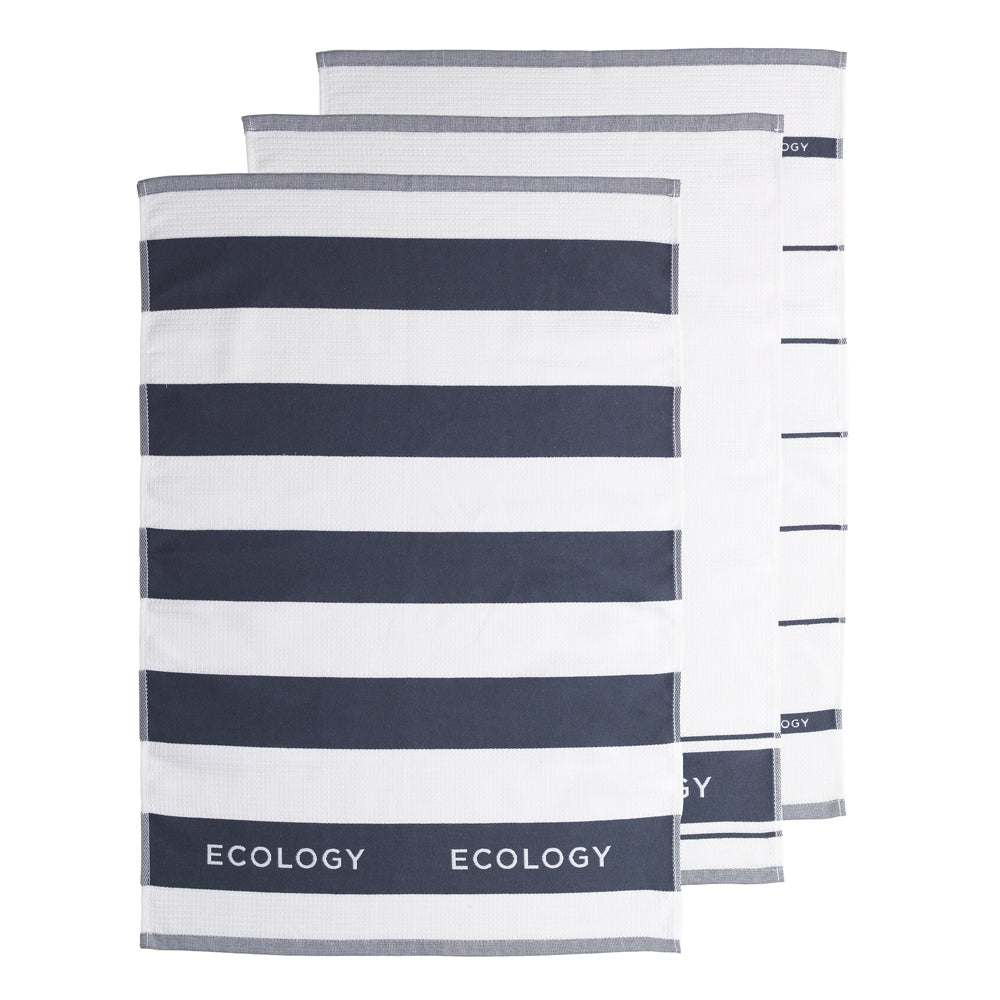 Tea Towel Fold Set 3 | Slate