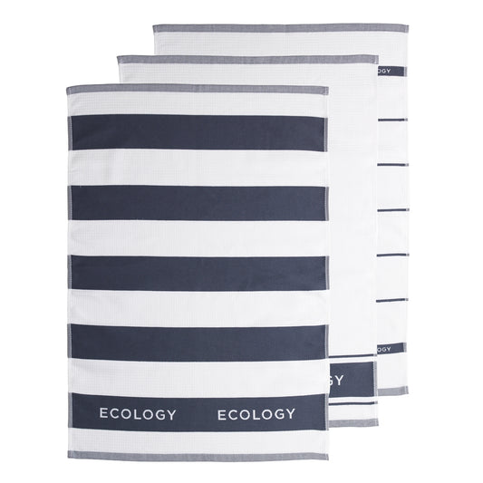 Tea Towel Fold Set 3 | Slate