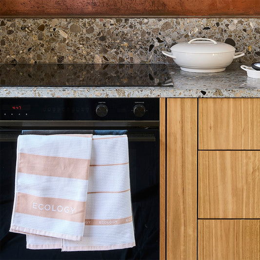 Tea Towel Fold Set 3 | Rose