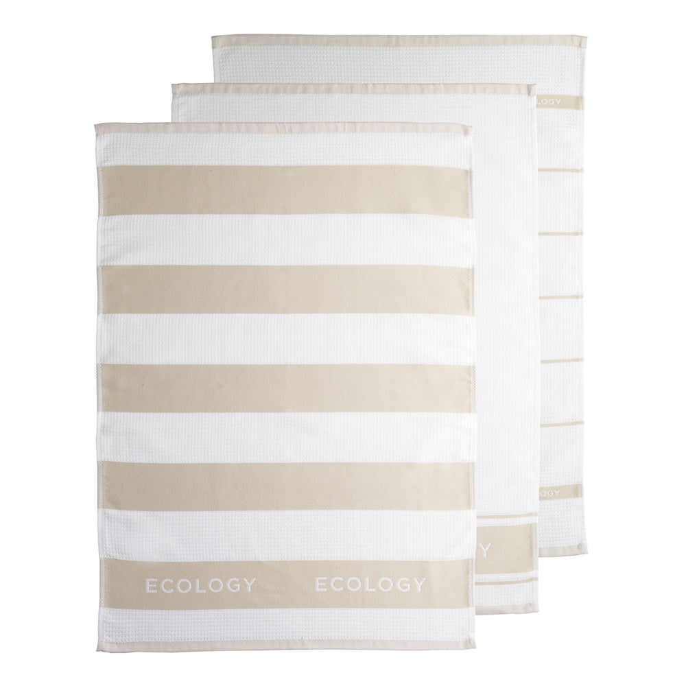 Tea Towel Fold Set 3 | Pumice