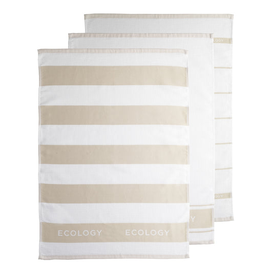 Tea Towel Fold Set 3 | Pumice