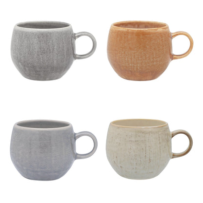 Linen Mugs | Mix Set of 4