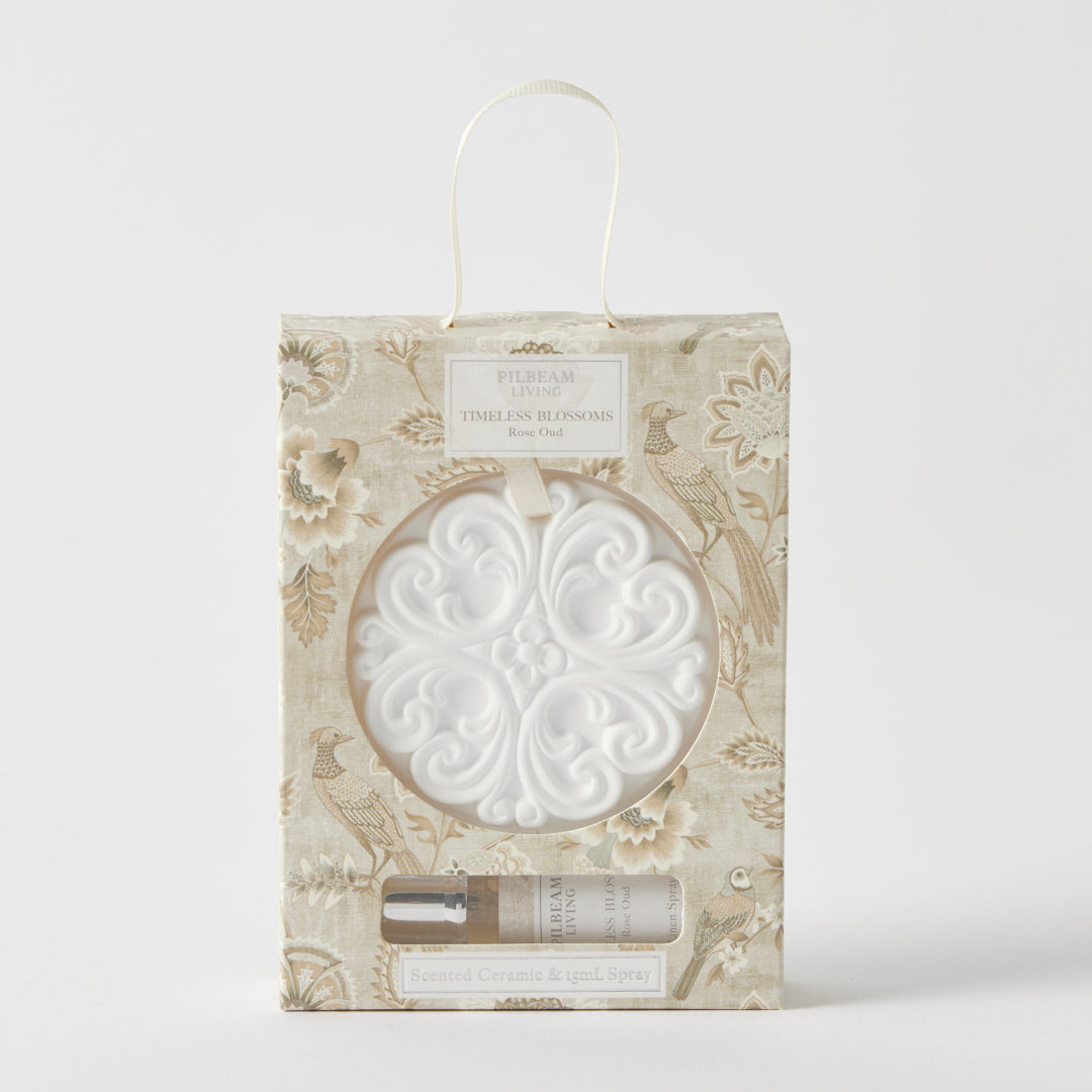 Timeless Blossoms Scented Ceramic Disc