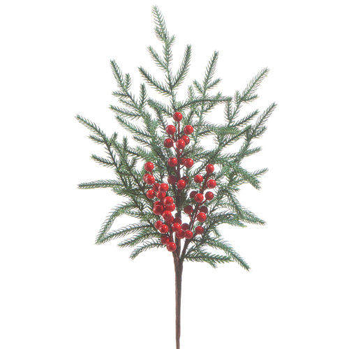 Pine & Berry Spray 28"