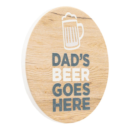 Dads Beer Goes Here Coaster