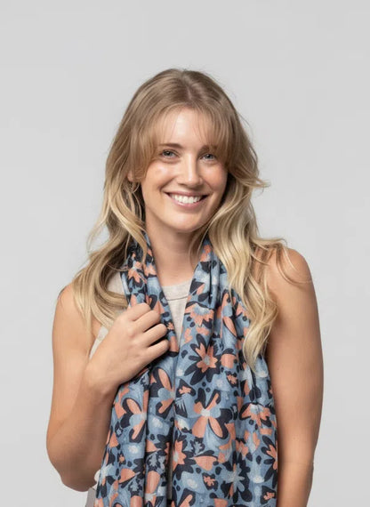 Floral Essence Silk Scarf