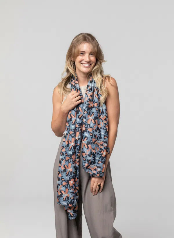 Floral Essence Silk Scarf