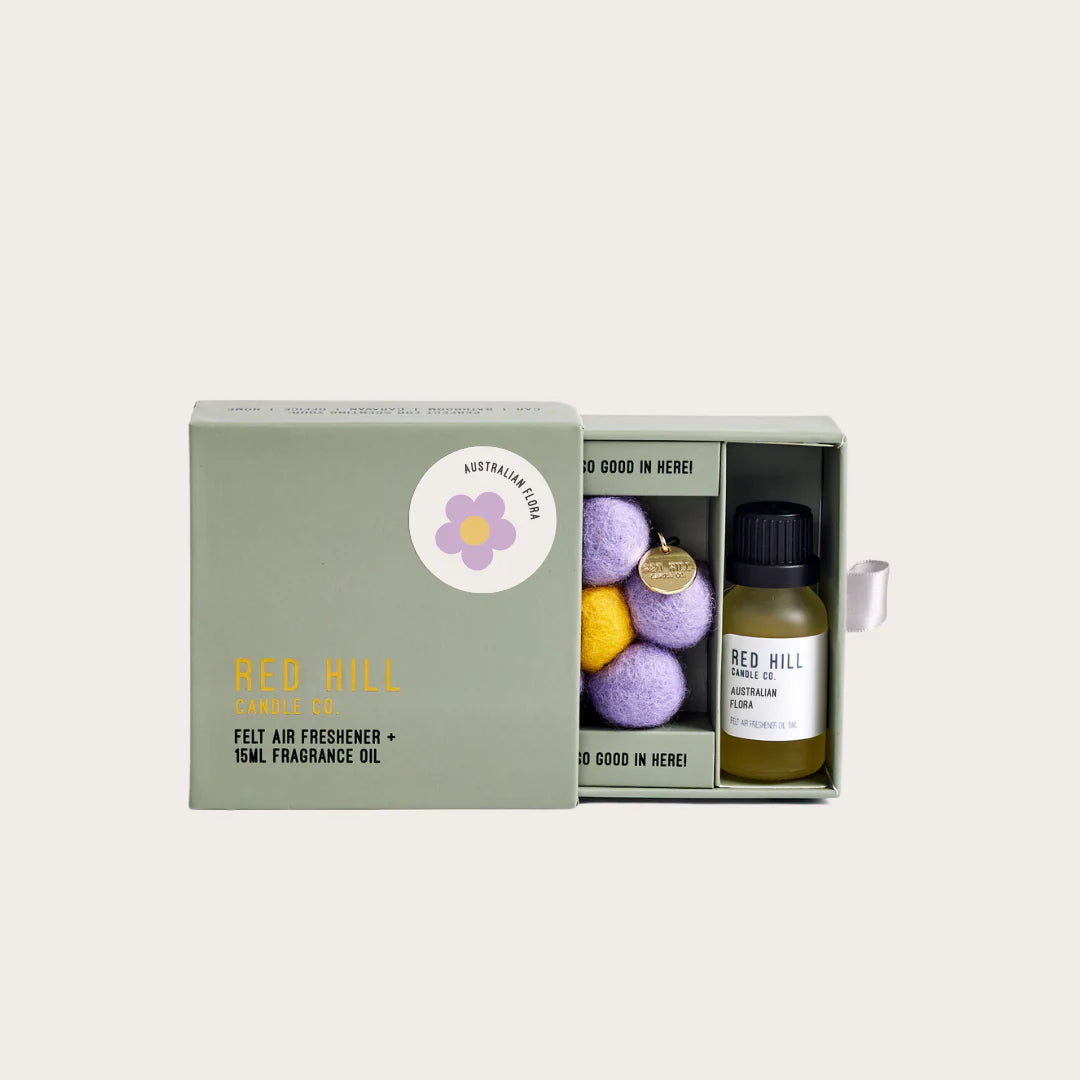 Red Hill Felt Air Freshener | Australian Flora