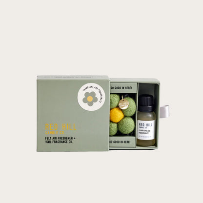 Red Hill Felt Air Freshener | Champagne & Pomegranate