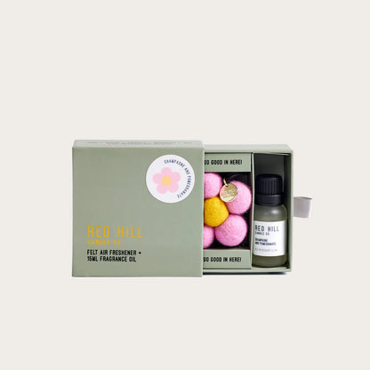 Red Hill Felt Air Freshener | Champagne & Pomegranate