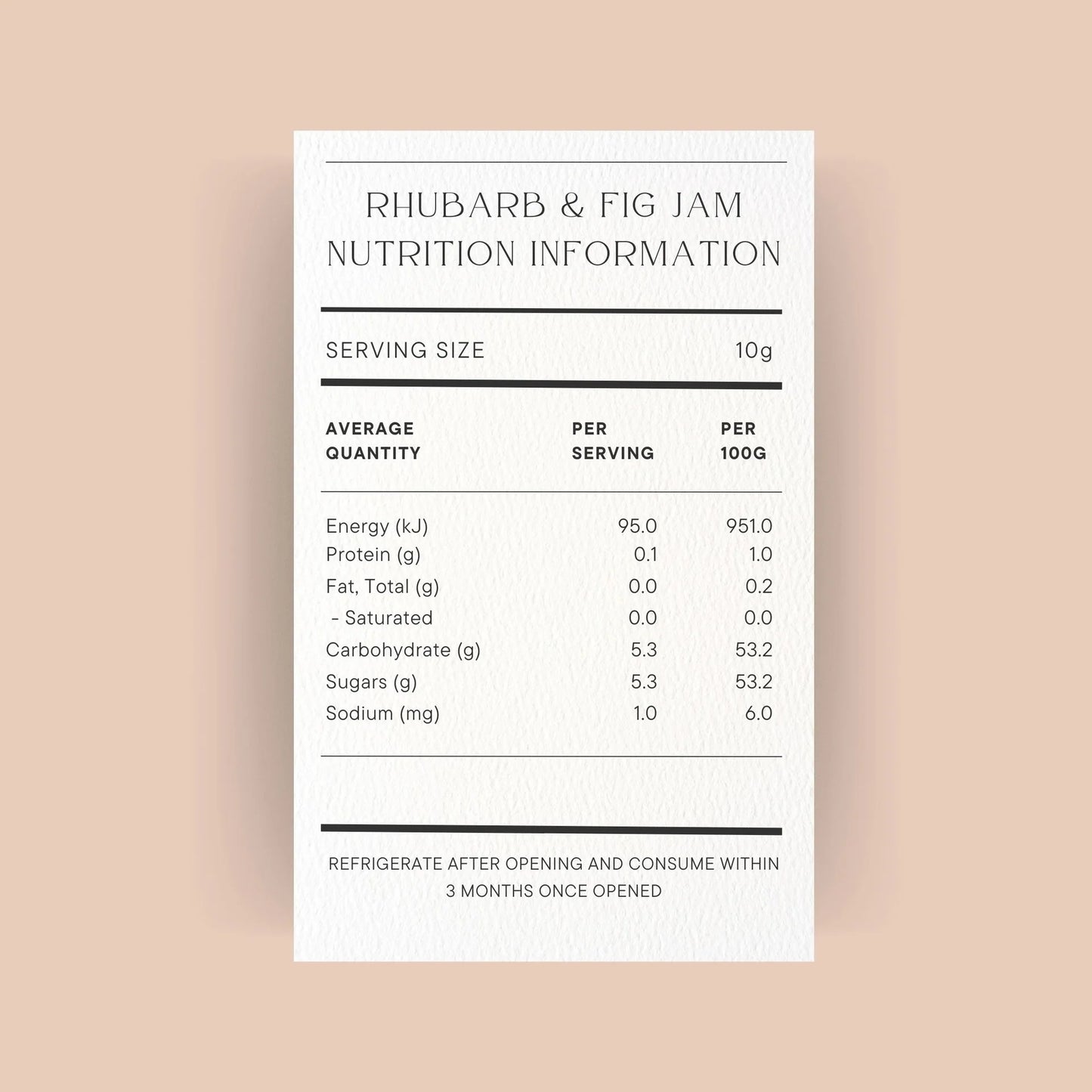Rhubarb & Fig Jam