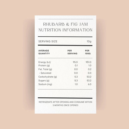 Rhubarb & Fig Jam