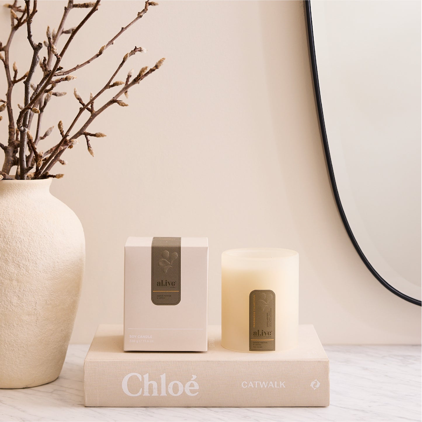 Candle  - Green Pepper & Lotus