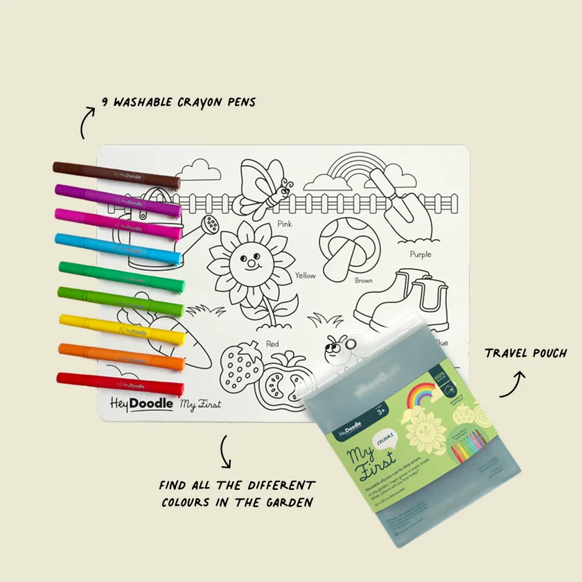 My First Colours Colouring & Doodle Mat