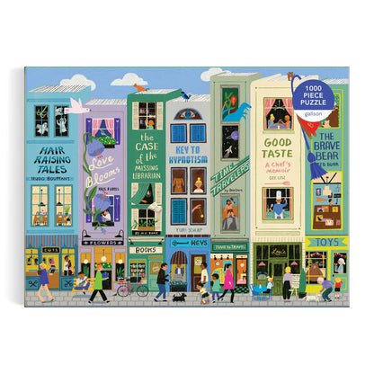 Galison Main Street Books Puzzle 1000pc