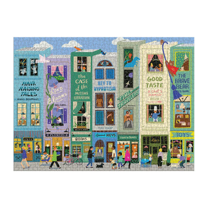 Galison Main Street Books Puzzle 1000pc
