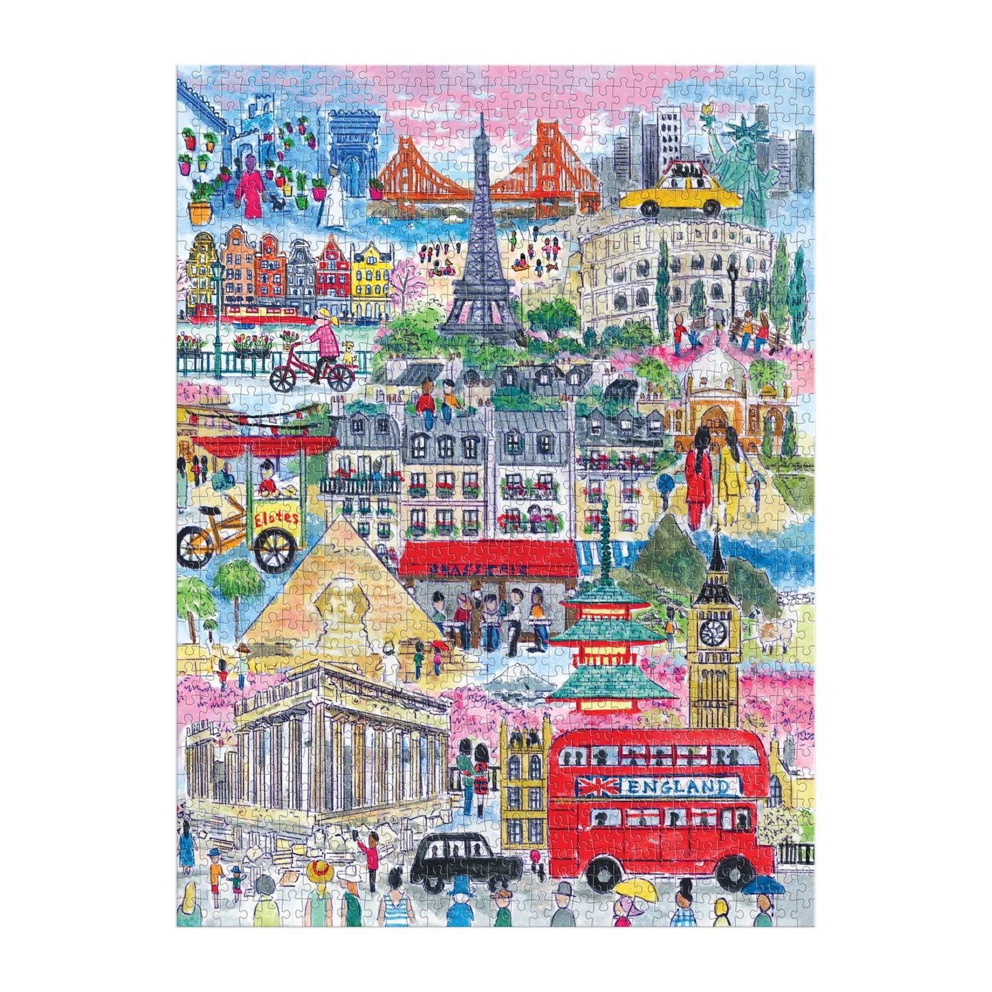 Galison Michael Storrings Cities Around the World 1000pc