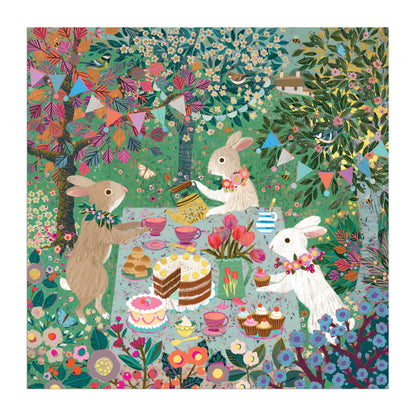 Spring Tea Party Foil Puzzle 500pc