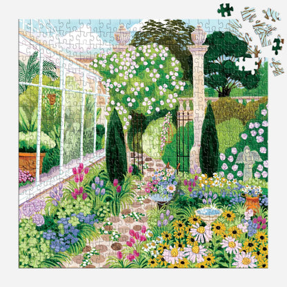 Galison Evergreen Gardens Puzzle 500pc