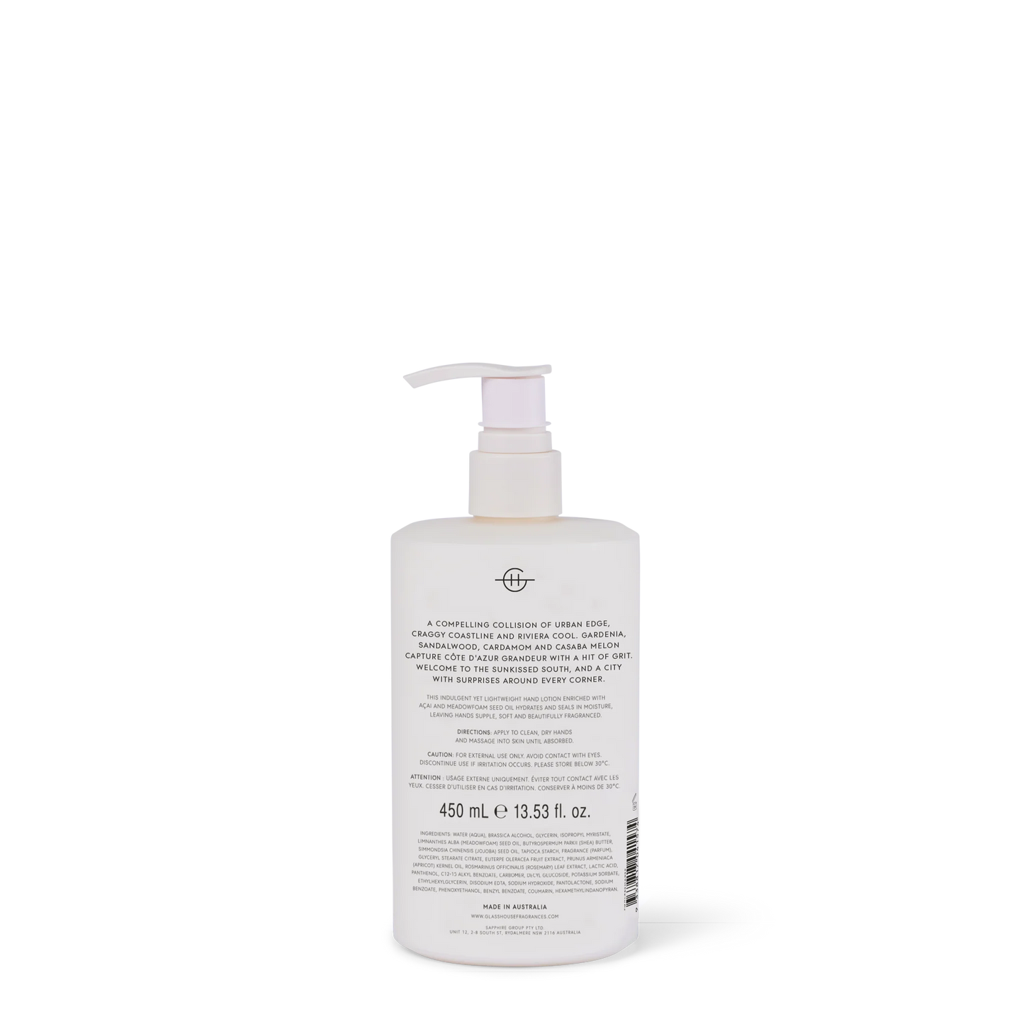 Marseille Memoir  Hand Lotion 450ml