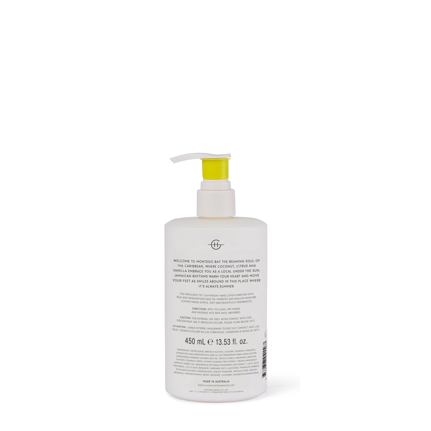 Montego Bay Rhythm Hand Lotion 450ml