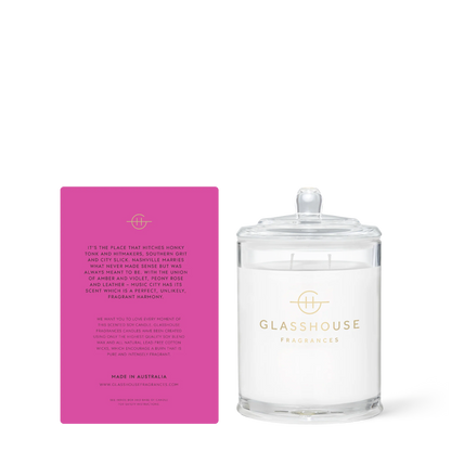 Music City Magic | Peony Rose & Leather 380g