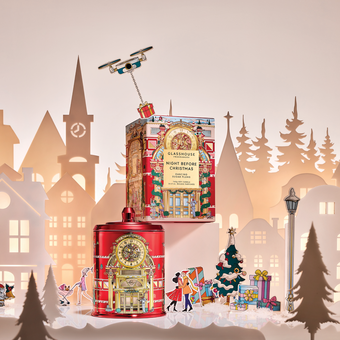 Night Before Christmas 760g Candle