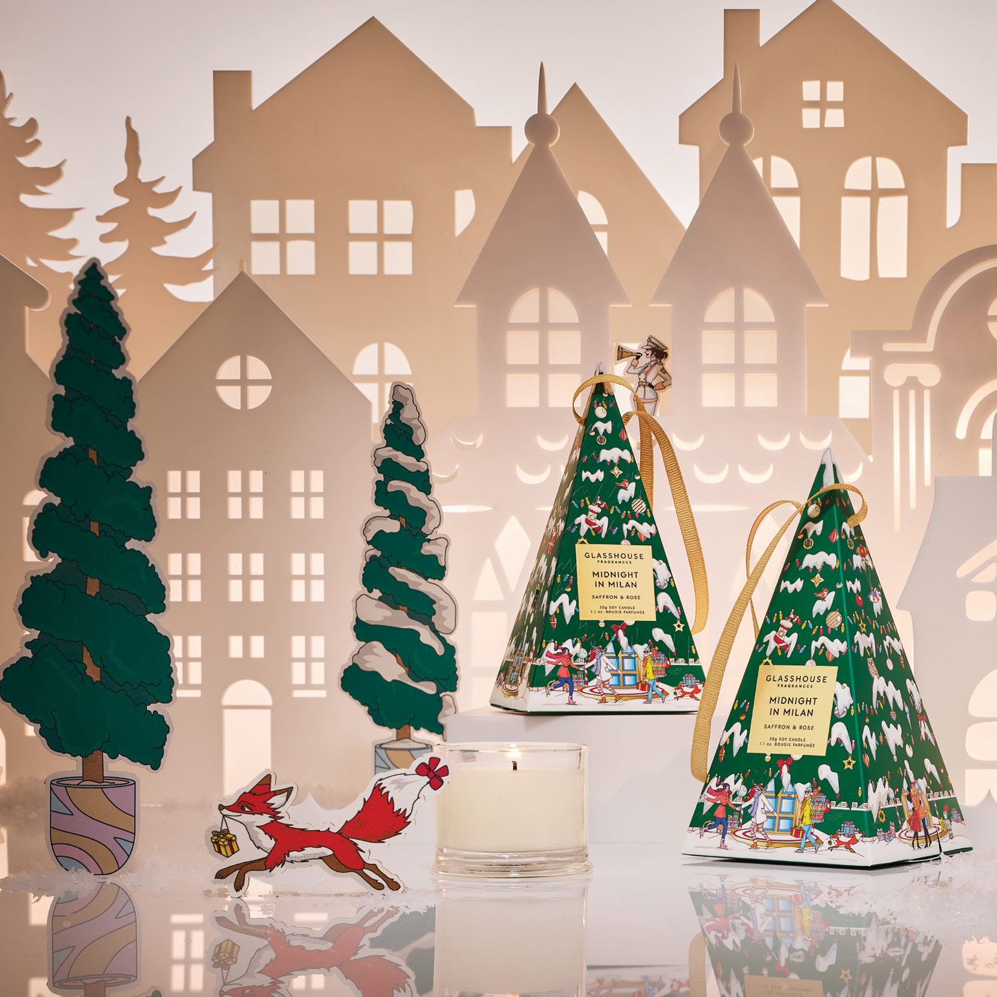 Midnight In Milan 30g Christmas Candle Bauble