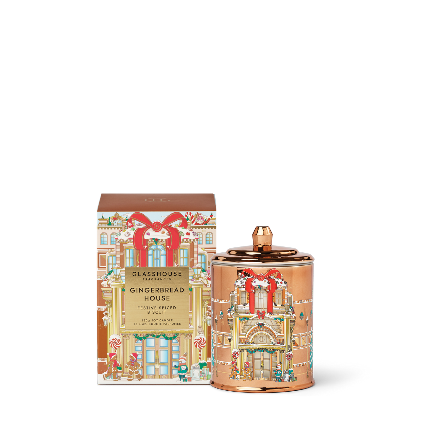 Gingerbread House 380g Candle