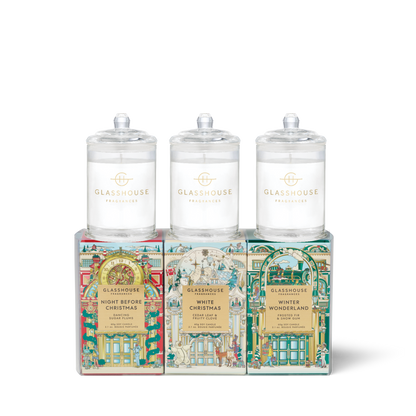 Christmas Trio 3x60g Candle