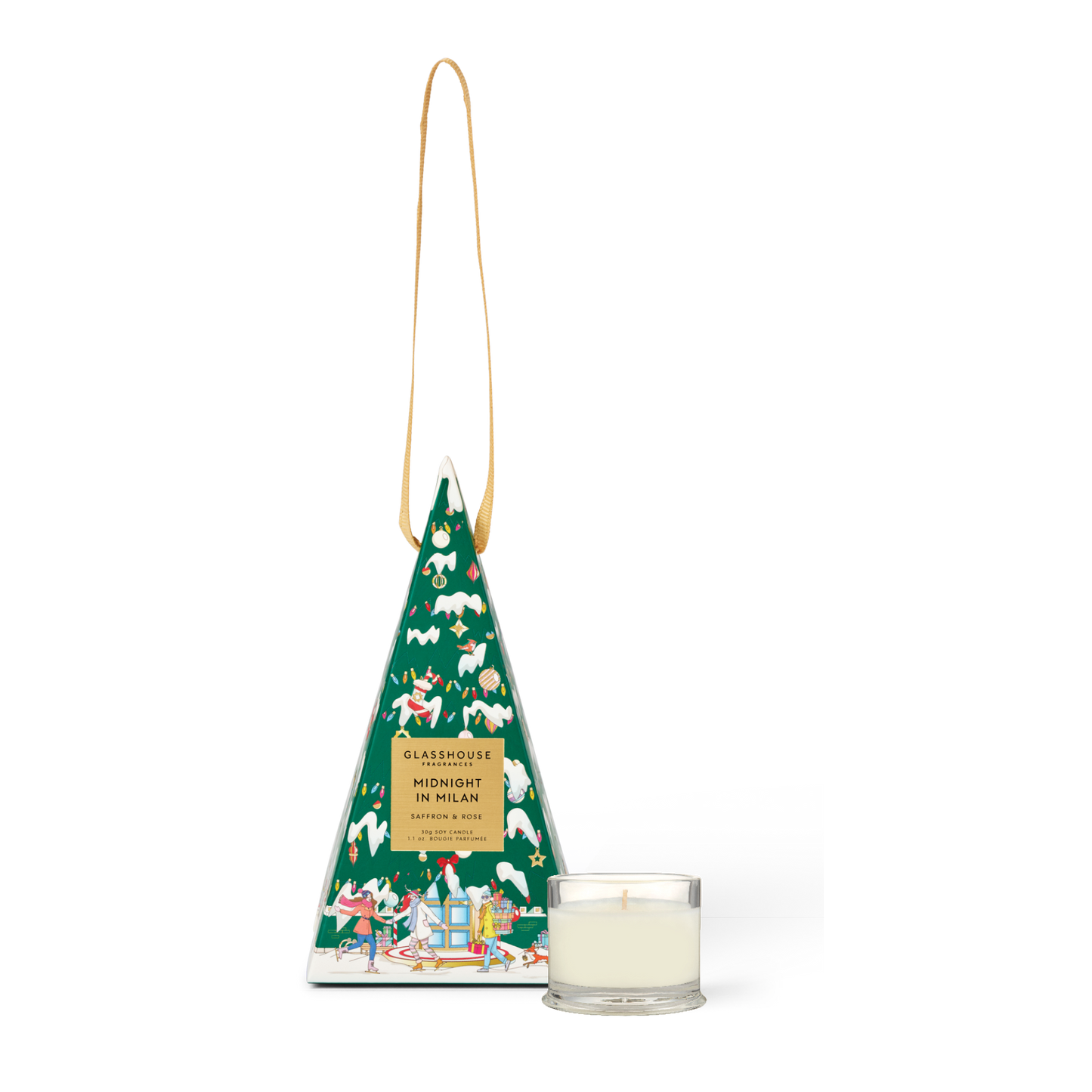 Midnight In Milan 30g Christmas Candle Bauble
