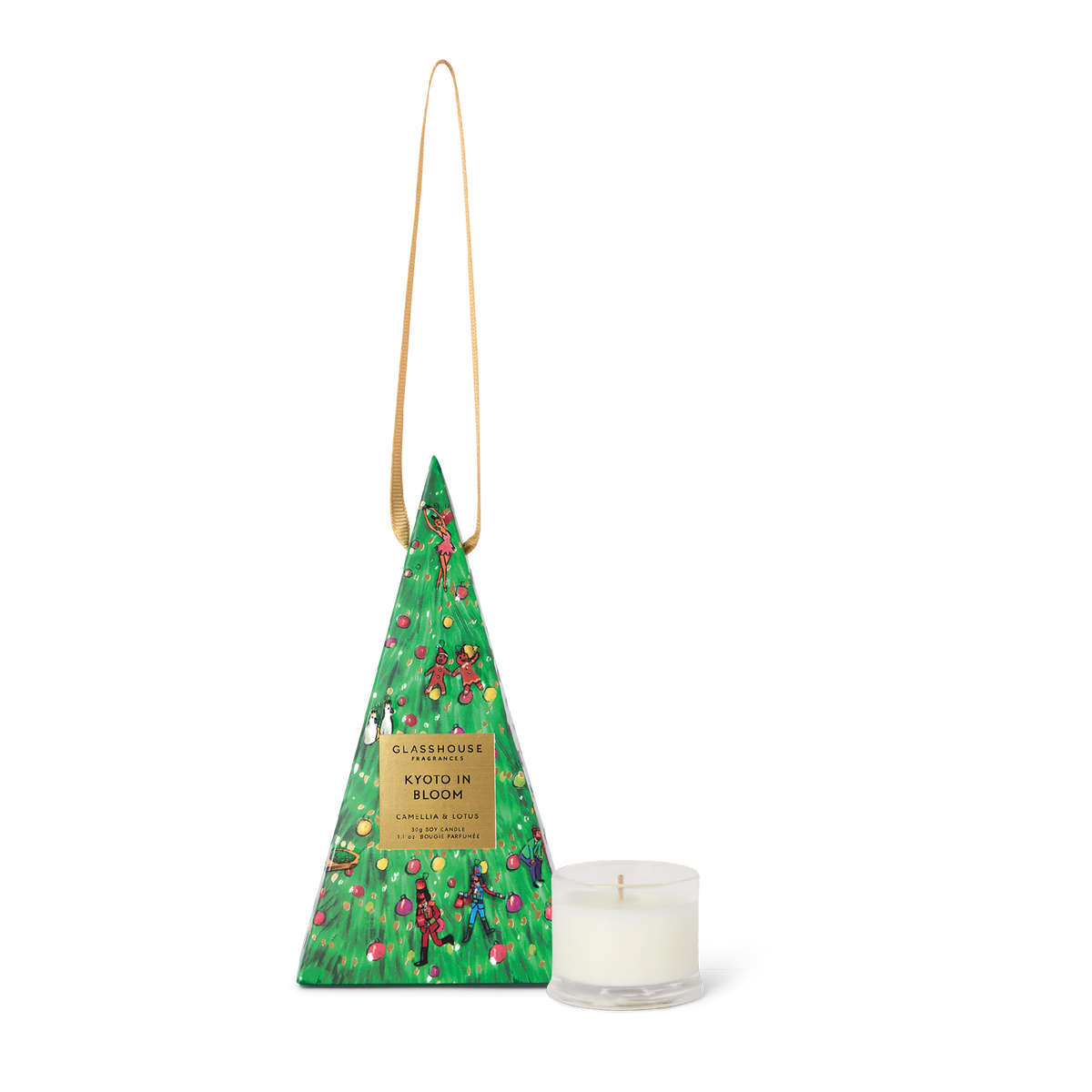Kyoto In Bloom 30g Christmas Candle Bauble